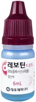 레보틴점안액1.5%_(75mg/5mL) 제품 사진