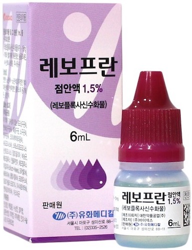 레보프란점안액1.5%_(90mg/6mL) 제품 사진