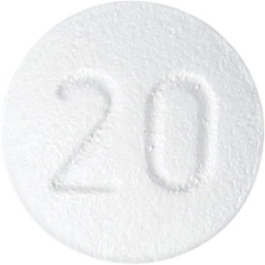 와킥스필름코팅정20mg 제품 사진