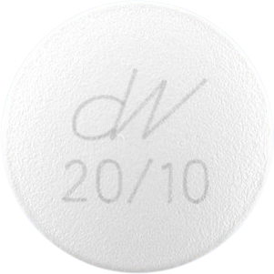 올바스타정20/10mg 제품 사진