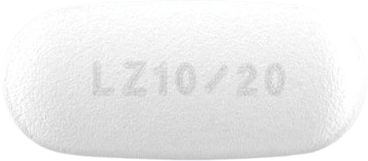 리바젯정10/20mg 제품 사진