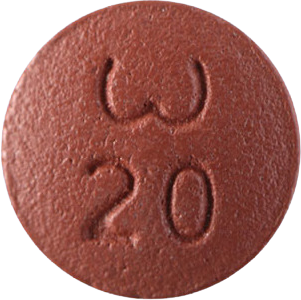 위렐토정20mg 제품 사진