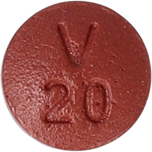 바렐토정20mg 제품 사진
