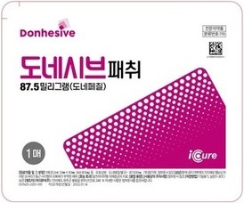 도네시브패취87.5mg 제품 사진