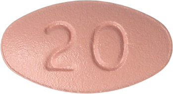에빅사정20mg 제품 사진