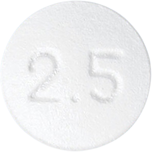 베르쿠보정2.5mg 제품 사진