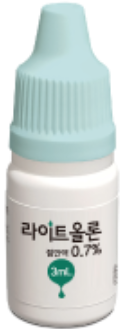 라이트올론점안액0.7%_(23.28mg/3mL) 제품 사진