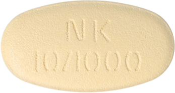 다파벡스서방정10/1000mg 제품 사진
