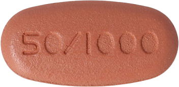 시타글루틴엠정50/1000mg 제품 사진