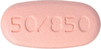시타글루틴엠정50/850mg 제품 사진
