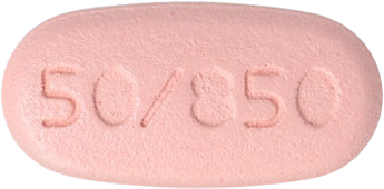 글리메자큐정50/850mg 제품 사진