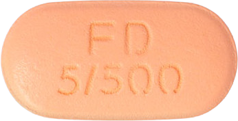 포시다파엠서방정5/500mg 제품 사진