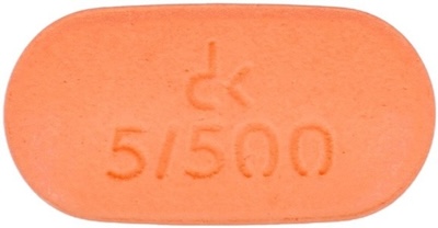 다플진메트서방정5/500mg 제품 사진
