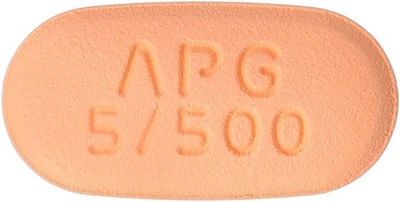 다파엠듀오서방정5/500mg 제품 사진