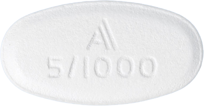 리나콤비서방정5/1000mg 제품 사진
