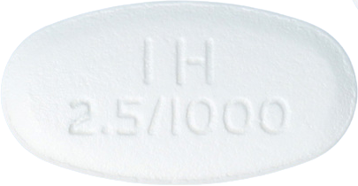 트리나엠서방정2.5/1000mg 제품 사진