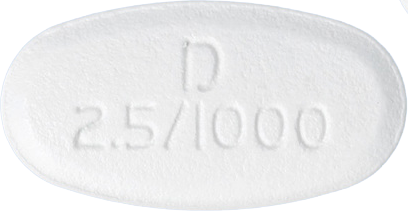 글레린듀오서방정2.5/1000mg 제품 사진