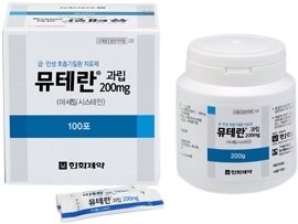 뮤테란과립200mg_(40g/200g) 제품 사진