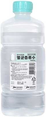중외관류용멸균증류수_(1000mL) 제품 사진