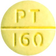 어린이용타스펜정160mg 제품 사진