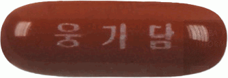 웅기담연질캡슐 제품 사진
