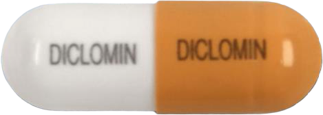 디클로민캡슐10mg 제품 사진