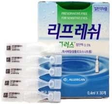 리프레쉬플러스점안액0.5%_(2mg/0.4mL) 제품 사진