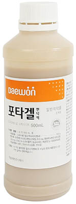 포타겔현탁액_(75g/500mL) 제품 사진