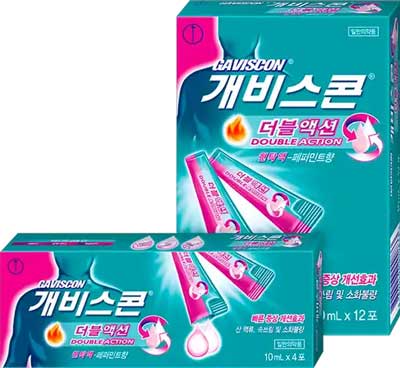 개비스콘더블액션현탁액 제품 사진