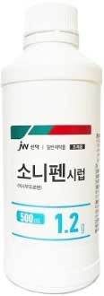 소니펜시럽_(6g/500mL) 제품 사진