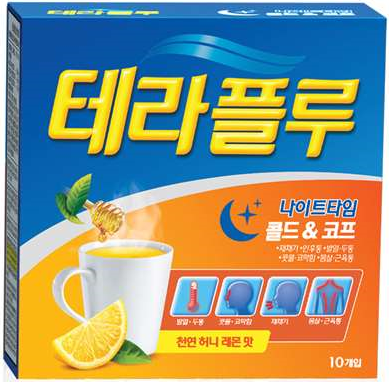 테라플루콜드앤코프나이트타임건조시럽 제품 사진