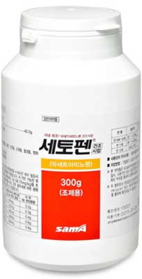 세토펜건조시럽_(120g/300g) 제품 사진
