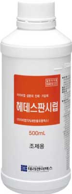 헤데스판시럽_(10g/500mL) 제품 사진