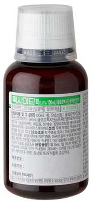 헥사메딘액0.12%_(0.6mL/100mL) 제품 사진