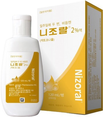 니조랄2%액_(2.4g/120mL) 제품 사진
