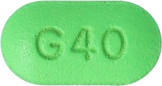기넥스타정40mg 제품 사진