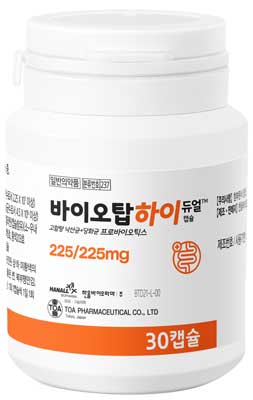 바이오탑하이듀얼캡슐 제품 사진
