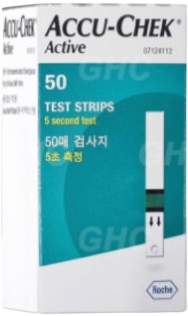 아큐첵 액티브 혈당시험지 제품 사진